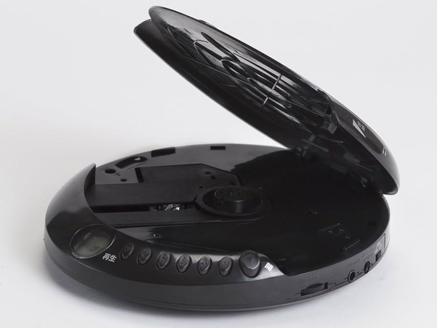Amazon | ポータブルCDプレーヤー ブラック | ASPLITY