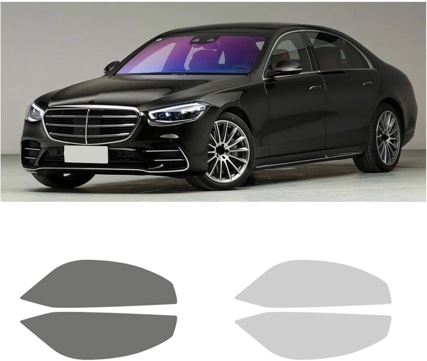 SamLng Car Front Light Film For S Class W223 2021 Precut Headlight Protective Film Car Front Headlamp Protection Film car Lights Film Headlight Anti-Scratch Non-Yellowing Protective Film
