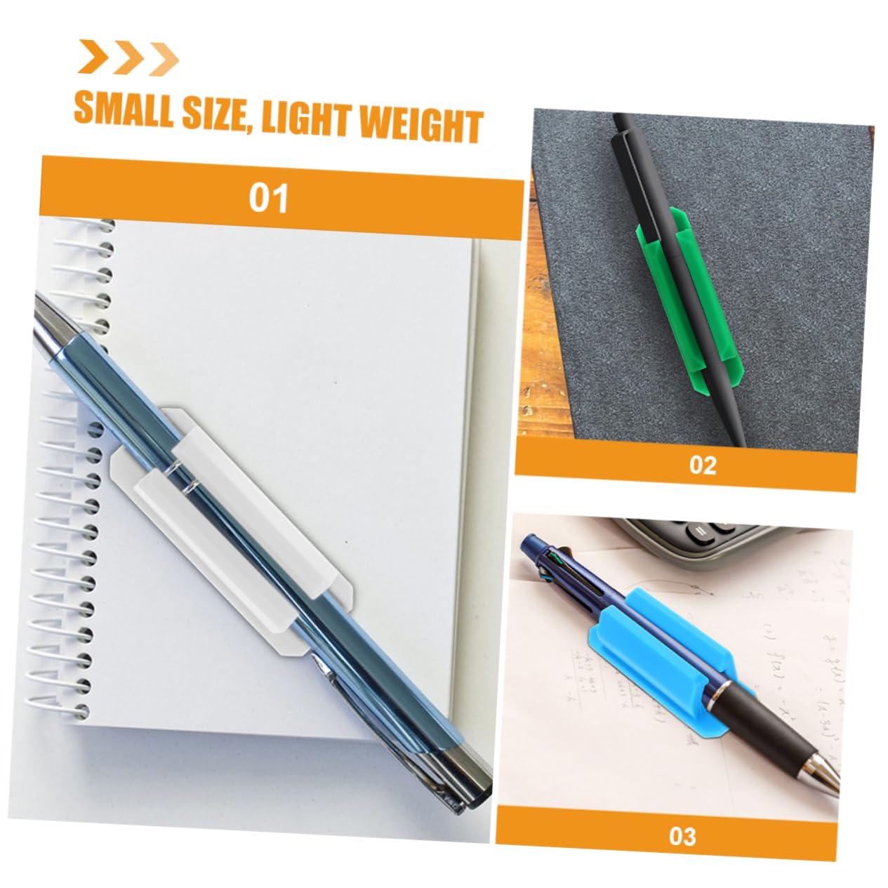 HOMSFOU 4 Sätze Stifthalter Selbstklebender Stift Organizer Für Den Schreibtisch Schulklammern Schreibwaren Bleistifthalter Für Den Schreibtisch Desktop Stiftklammer 10 Stück * 4