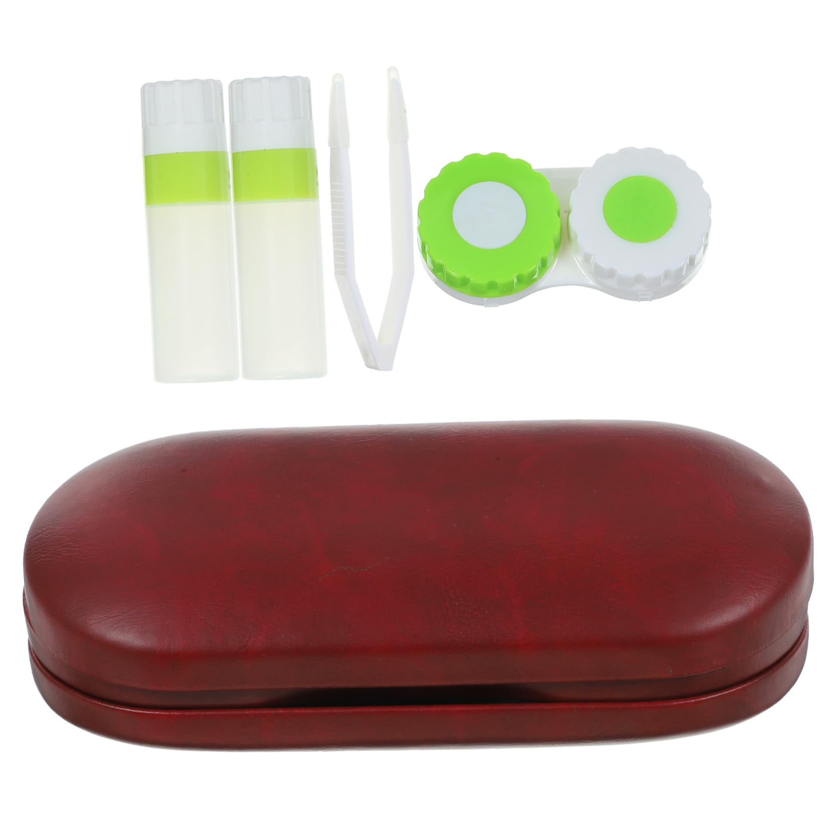 CALLARON 3 Juegos De Estuches para Gafas Organizador para Llevar Gafas Estuches para Lentes Pinzas para Gafas Suministros para Lentes De Contacto Estuche para Lentes De Contacto para
