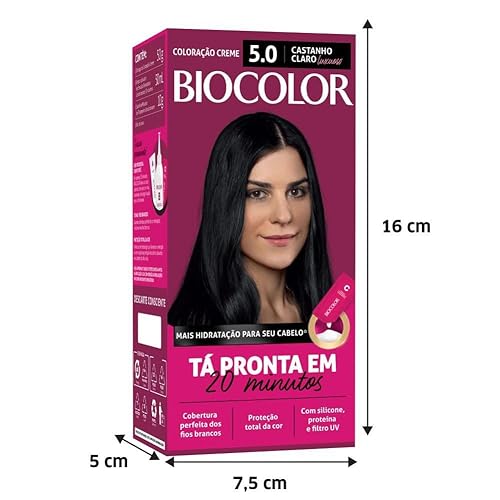Mini Kit Coloração Creme 5 Luxuoso, Biocolor