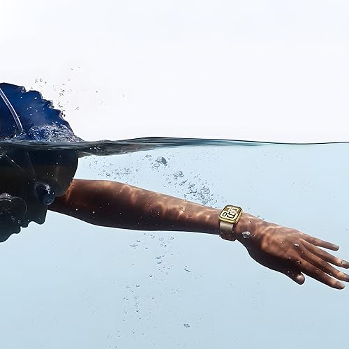 Miniatura 78 de Misxi [Paquete de 2] - Funda impermeable con botón para Apple Watch Series 6, SE, Series 5, Series 4 de 40 mm, funda protectora anticaídas de 1