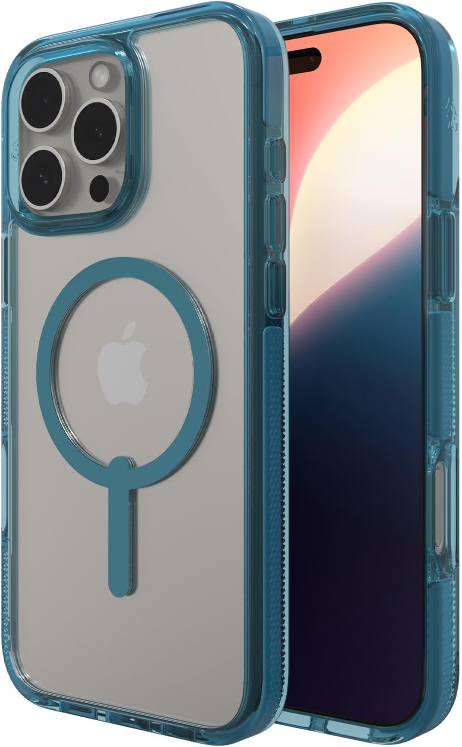 ZAGG Manhattan Snap IPhone 15 Pro Case - Premium Silicone IPhone Case For IPhone 15 Durable Graphene Material Smooth Surface With A Comfortable Ripple Grip MagSafe Phone Case