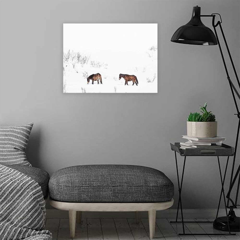 VERRE ART Printed Framed Canvas Painting for Home Decor Office Wall Studio Wall Living Room Decoration (22x14inch Wrapped) - Baby Brumbies