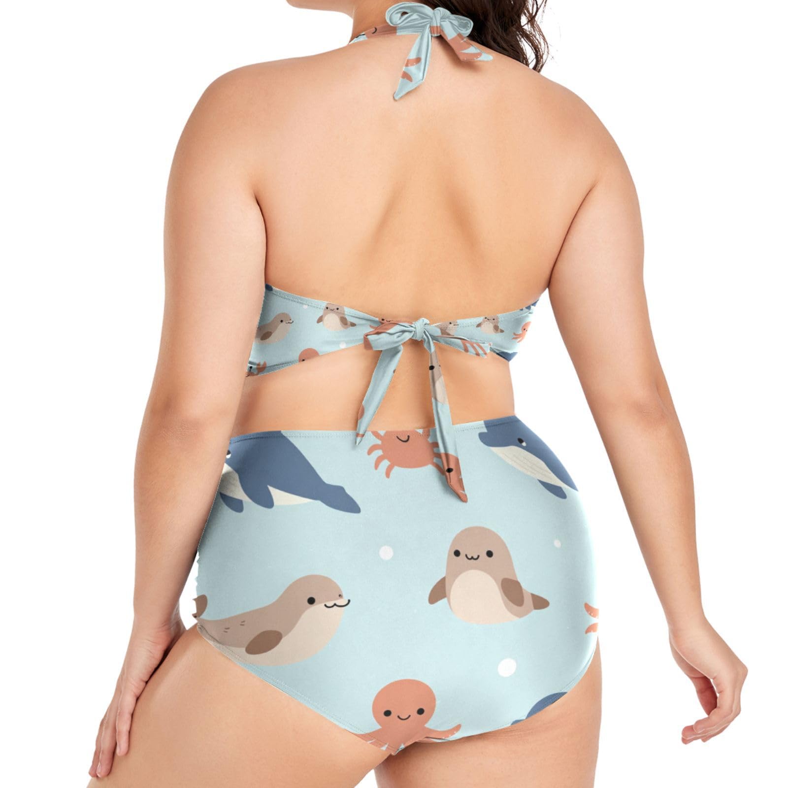 FRODOTGV Stroje kąpielowe damskie plus size L-4XL