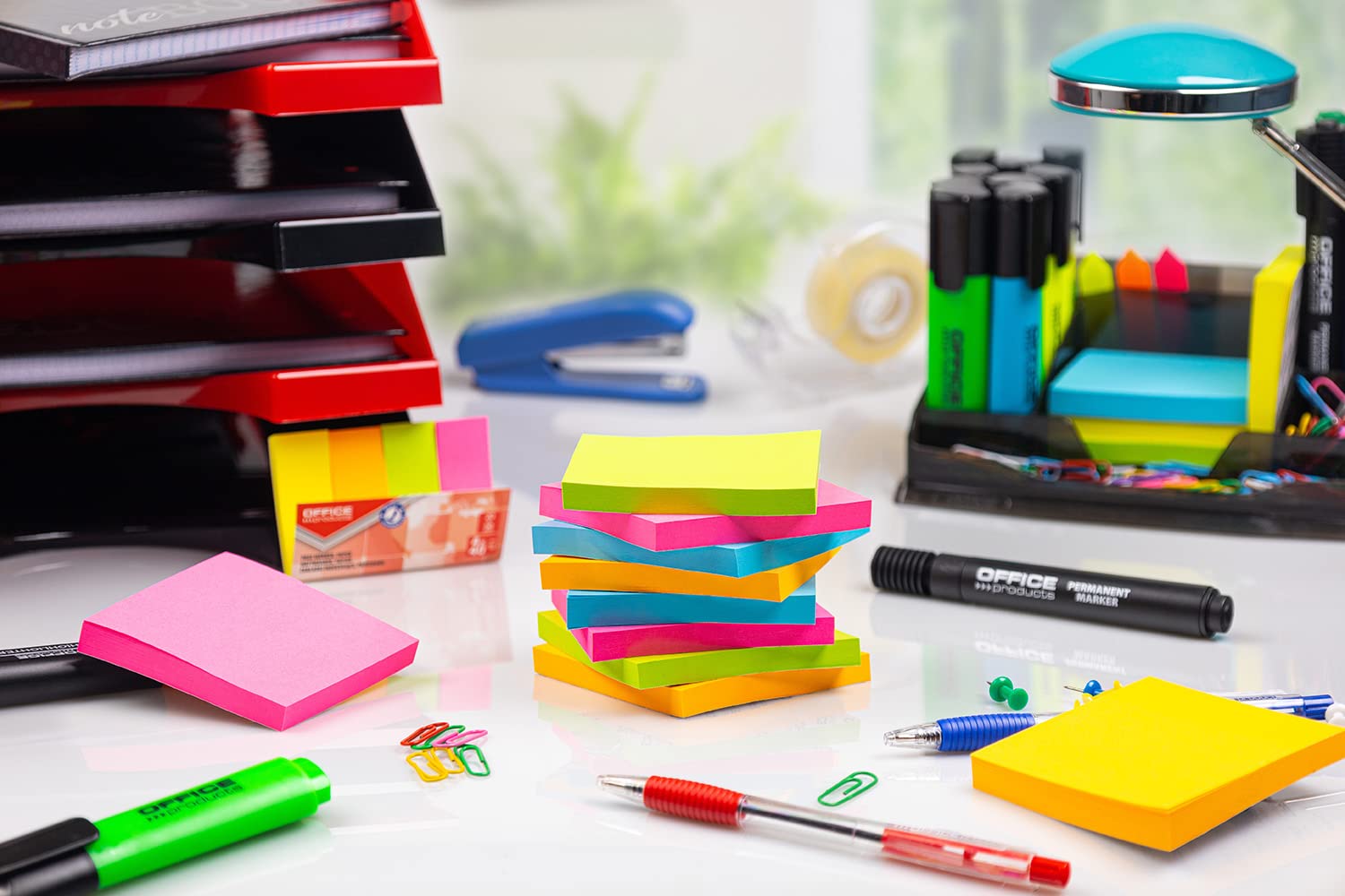 Evidenziatori OFFICE PRODUCTS 2-5mm Giallo - Confezione Da 10 Pezzi - Foto 3