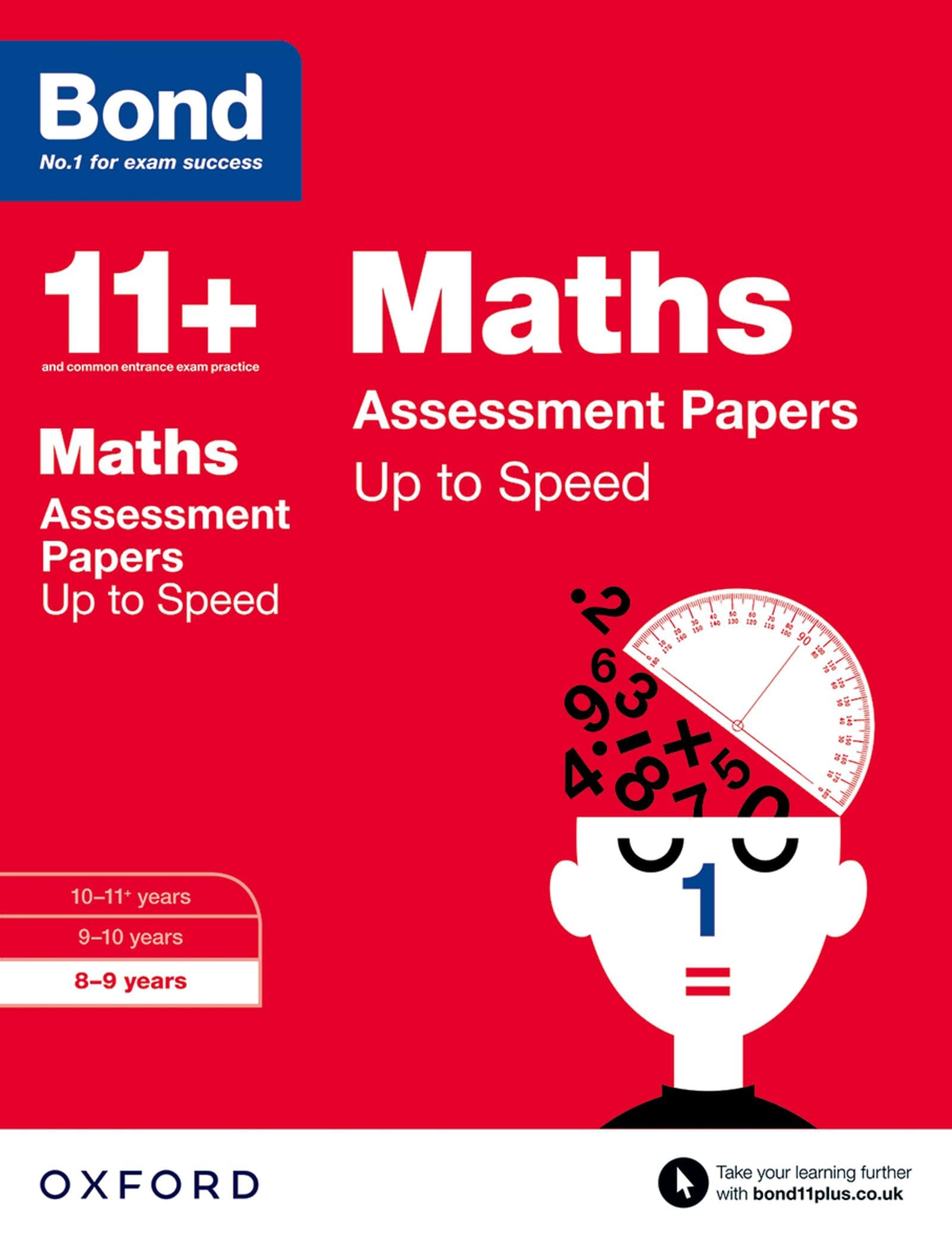 Bond 11+: Maths Up to Speed Papers: 8-9 years