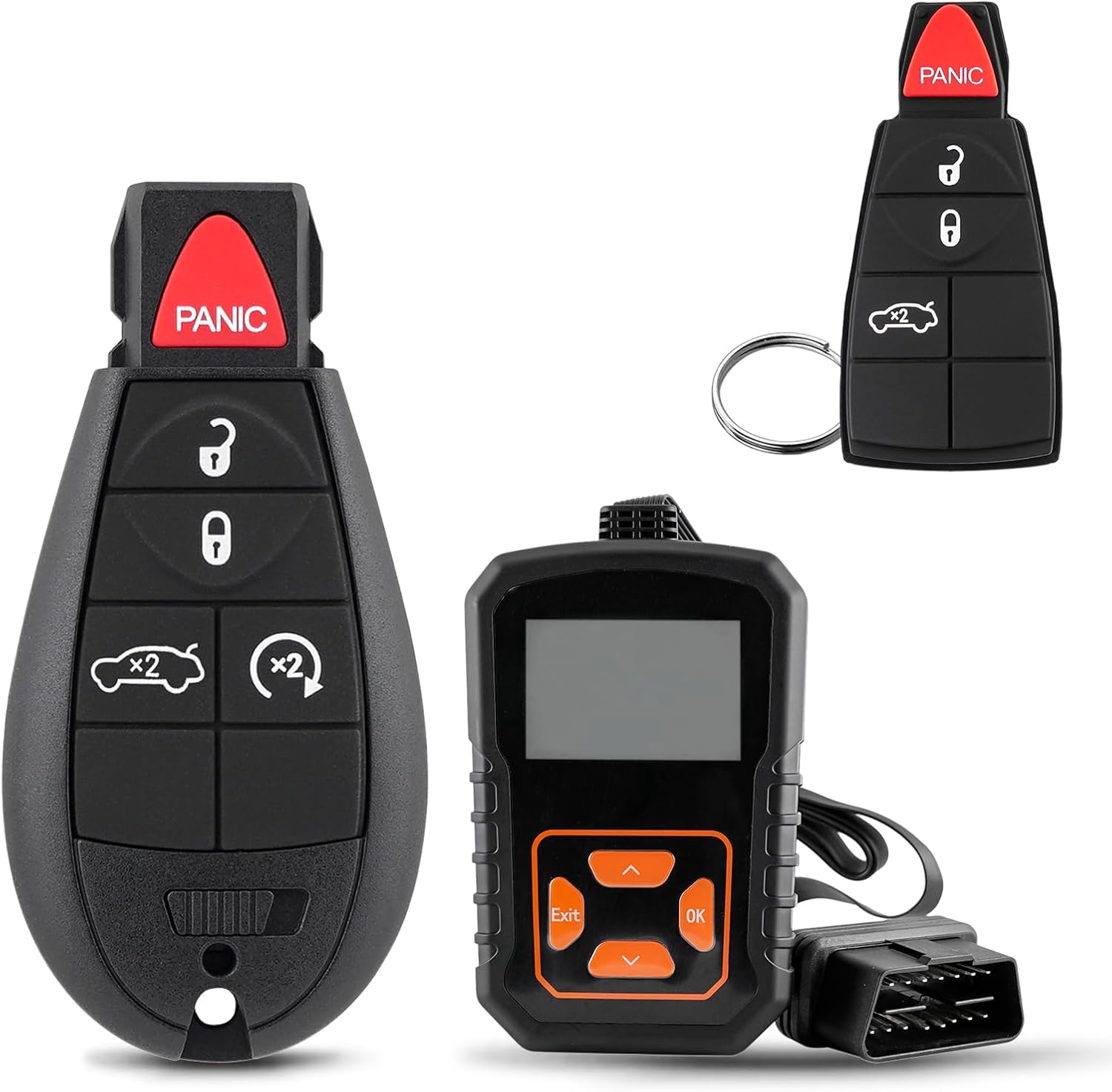 Flip Remote Key Fob Replacement Fits For 2013 2014 2015 - View #4