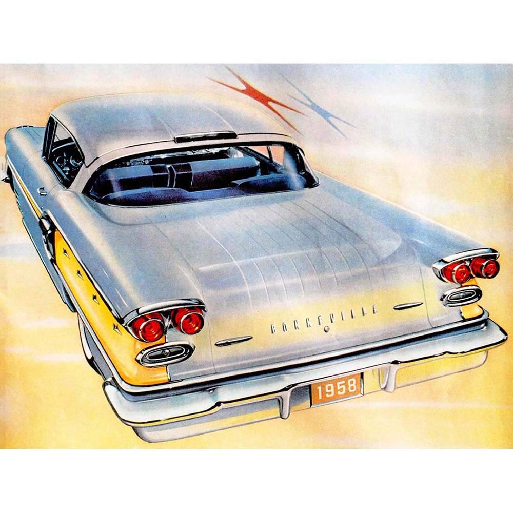 Wee Blue Coo Advertising Car Automobile Retro Classic Style Old Design USA Art Print Poster Wall Decor 12X16 Inch