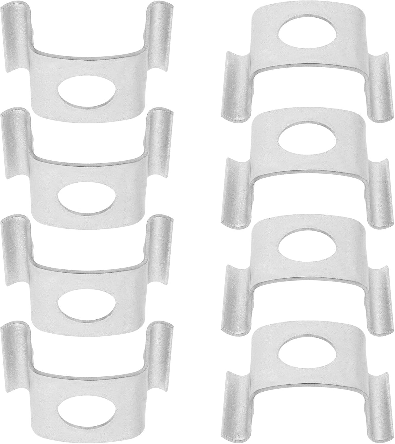 8pcs Automobile Brake Hose Metal Fixing Clips Brake Hose Pipe Retaining Holder Clip