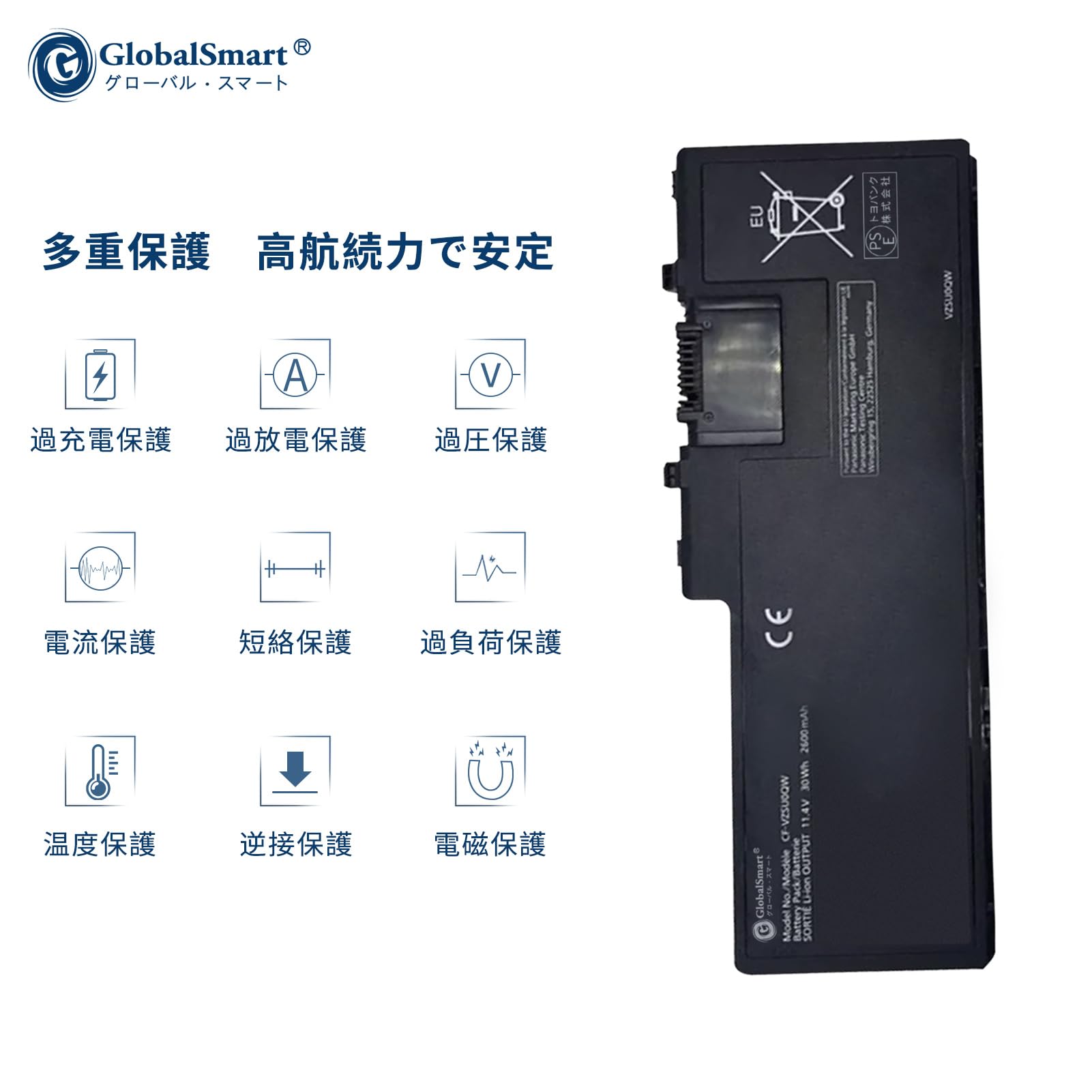 Amazon | Panasonic対応 CF-VZSU0QJS CF-20A0205NG VZSU0QK VZSU0QW