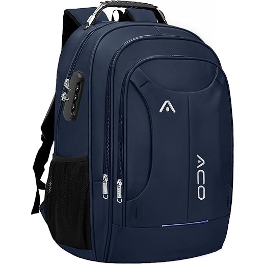 Mochila Masculina Feminina para Notebook 17” Executiva – Impermeável, Antifurto, USB e Fone, Alça Reforçada de Aço, Escolar, Faculdade, Trabalho, Viagem, Grande, Confortável, Premium'