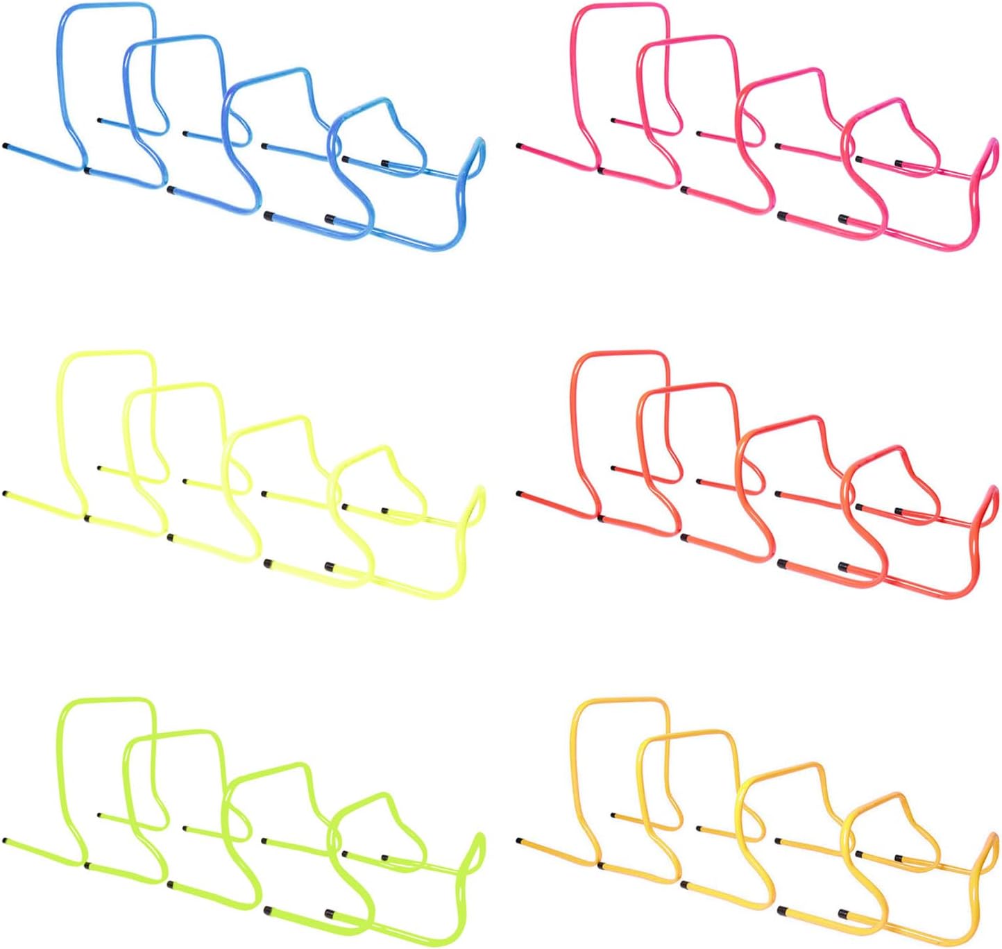 5Pcs Detachable Agility Training Hurdles Soccer Agility Speed Training Hurdles Sports Practice Equipment for Football