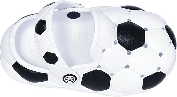 Kids Boys Girls Soccer Football Basketball Clogs Little Kids Sports Clogs Slip On Sandals Lightweight Breathable Non-Slip Summer Beach Garden Shoes - 5