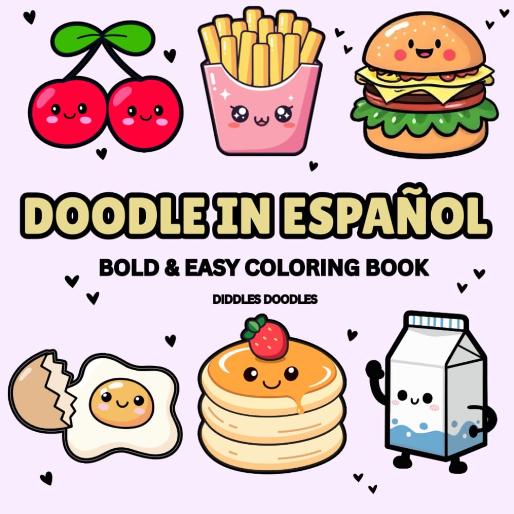 DOODLE IN ESPAÑOL: BOLD AND EASY COLORING BOOK