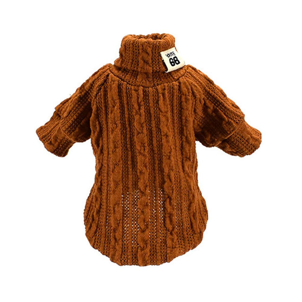 Pet chaud pull à col roulé, vêtements de bouledogue français, manteaux pour chiens, petits et moyens chiens sur des vêtements, des cadeaux pour animaux de compagnie de mode, six styles XS-L,5,L