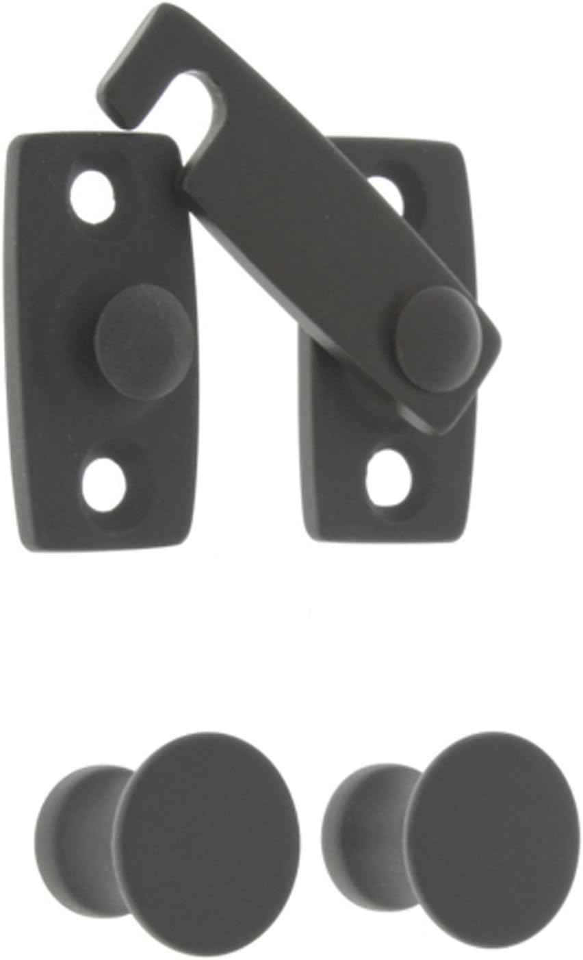 IDHBA 21021-10B Professional Grade Quality Solid Brass Shutter Bar Kit, Oil-Rubbed Bronze