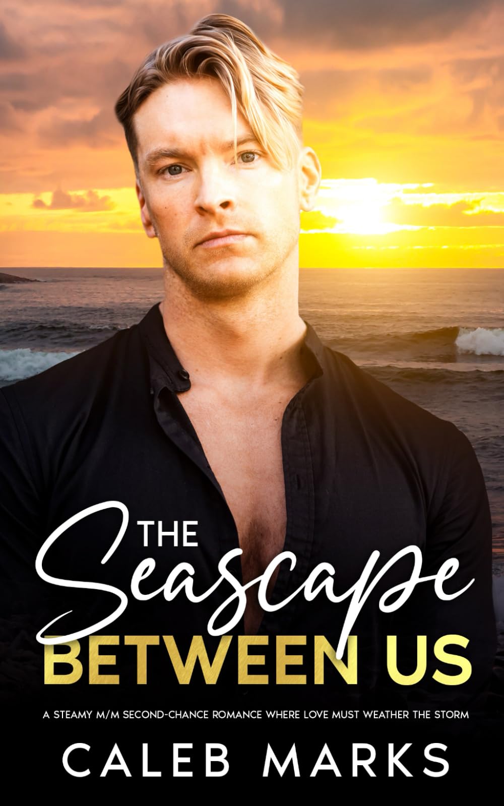 The Seascape Between Us: A Steamy M/M Second-Chance Romance Where Love Must Weather the Storm (The Men of Saltwater Cove)