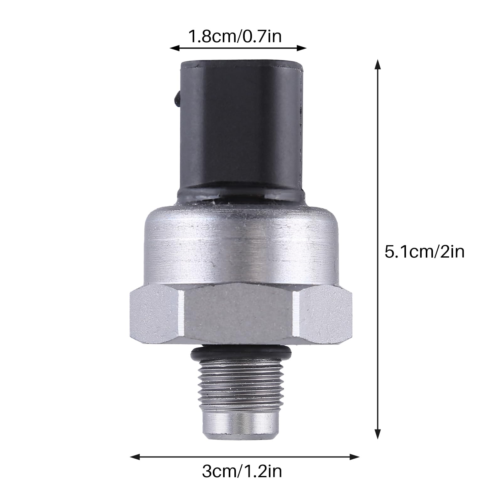 LICHENGTAI Sensor de presión de freno compatible con BMW 3er E46 5 E60 E61 6er E63 E64 Z4 E36 DSC interruptor de presión 34521164458 Reemplazo del Interruptor del Sensor de Presión