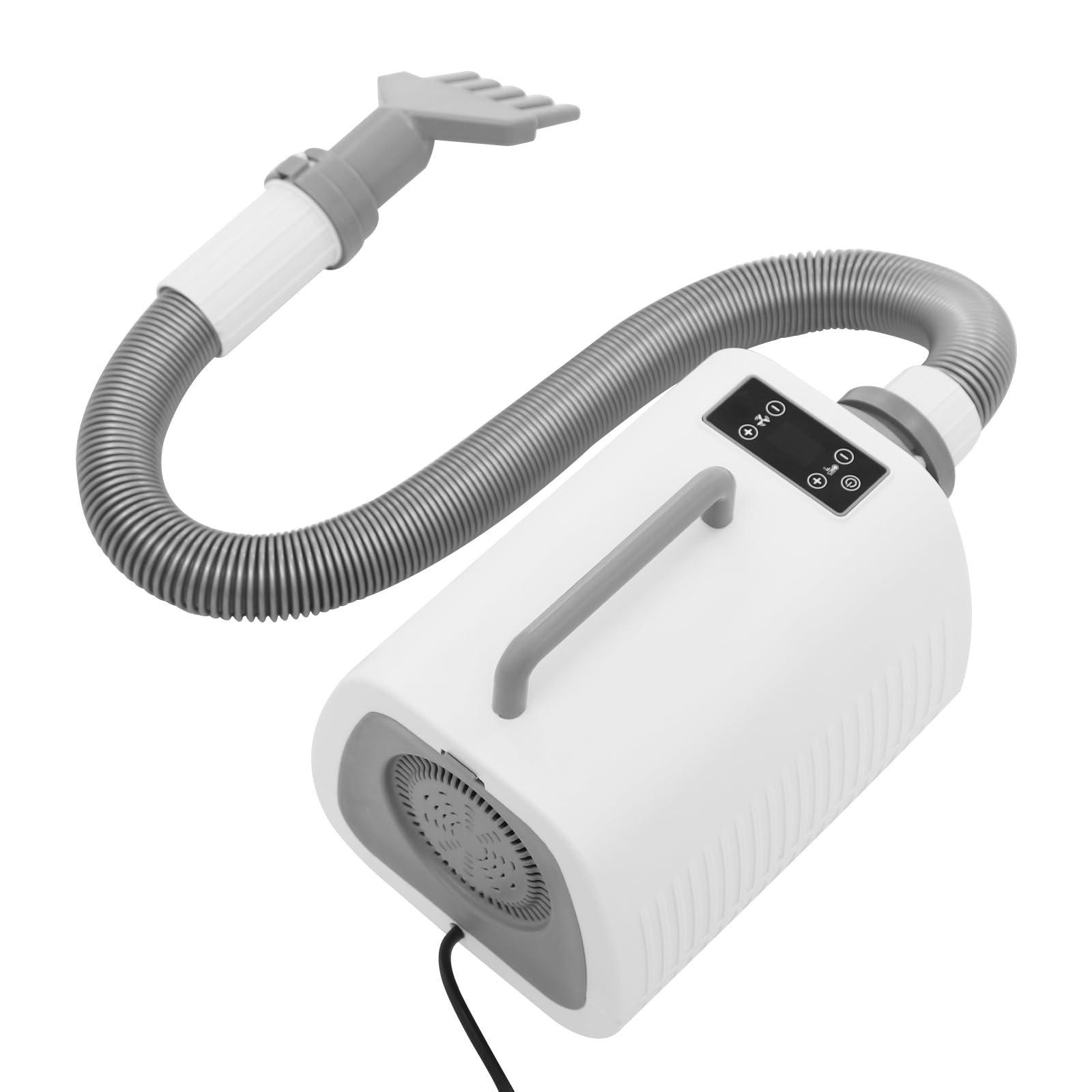 Hundefön Blower, Hundetrockner 2100W mit Einstellbarer Temperatur & Geschwindigkeit, Blower Hund mit 3-in-1Verschiedenen Düsen, Hundepflege-Trockner-Gebläse