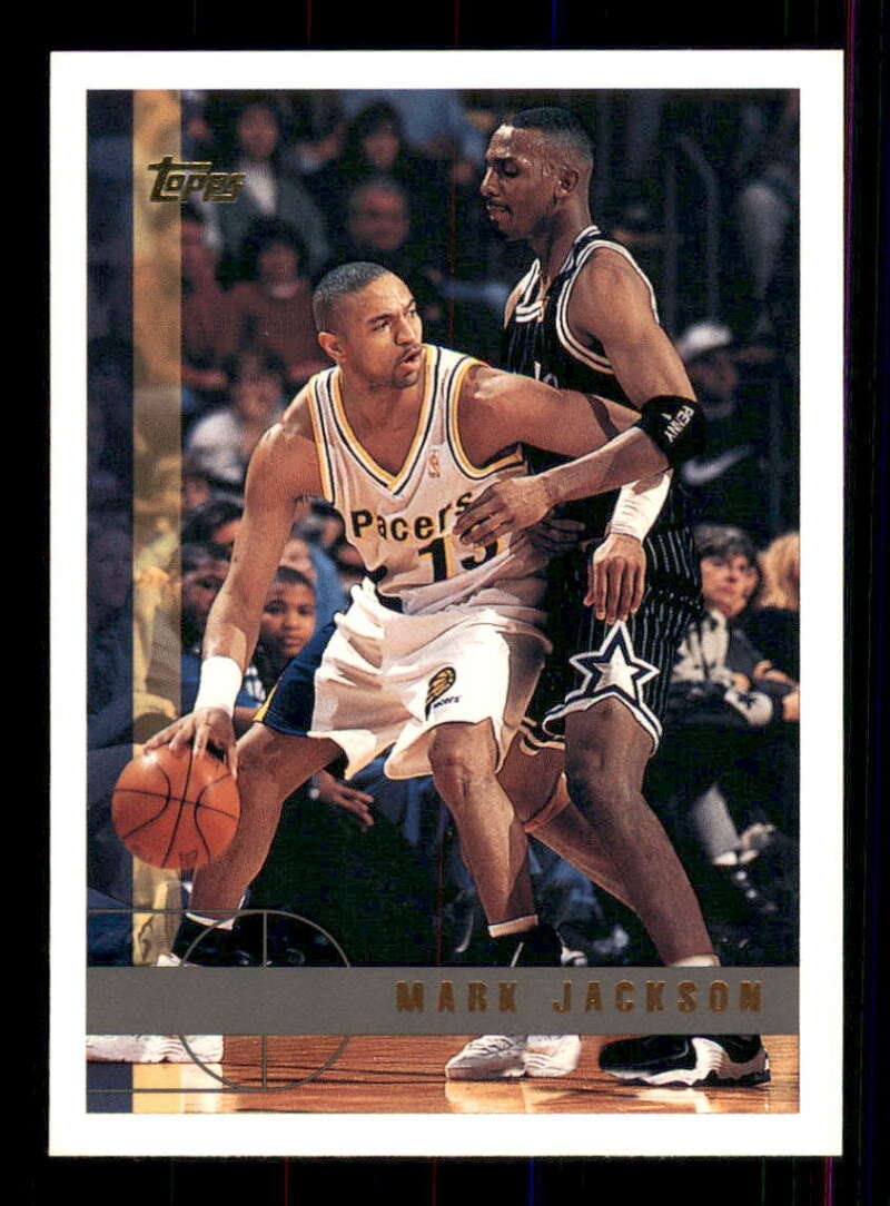 Amazon.com: 1997-98 Topps Series 1 Basketball #105 Mark Jackson