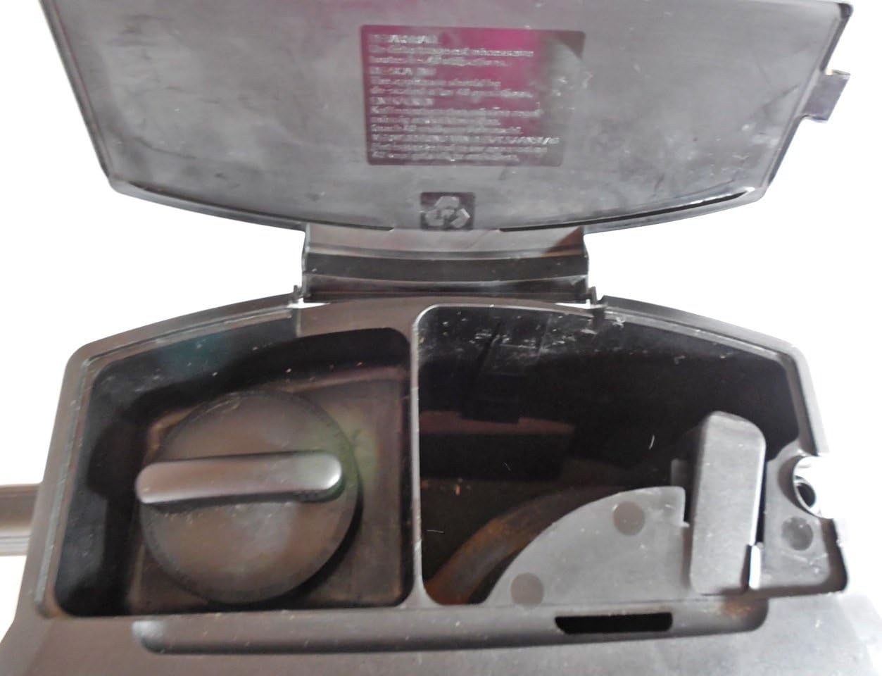 Жогорку view of KRUPS 985-42 machine showing water reservoirs