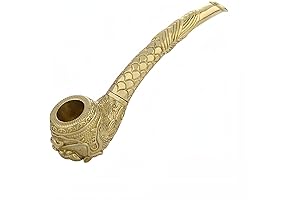 Vintage Brass Smoking Pipe