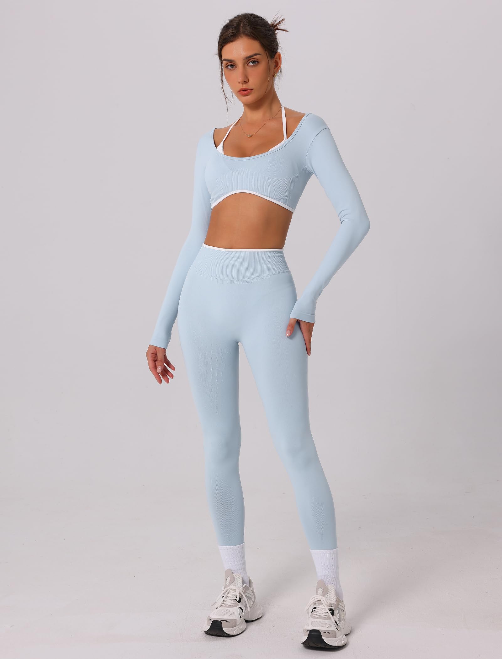 ABOCIW Damen 69407amazon_xiyaus Nahtloser (2er Pack)