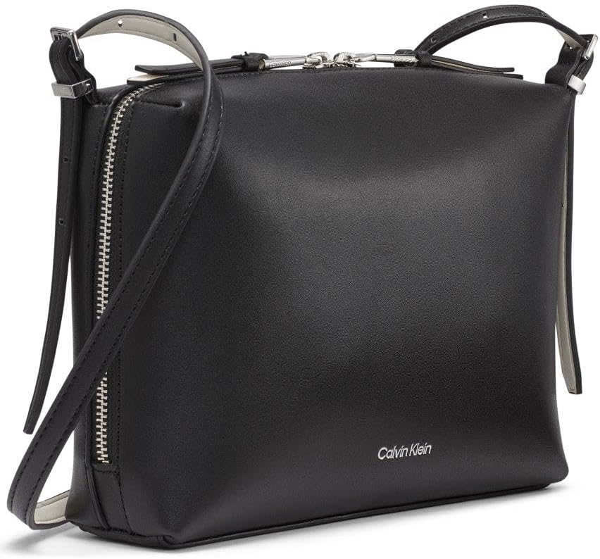 Calvin Klein womens Lowen Top Zip Crossbody - Image 6