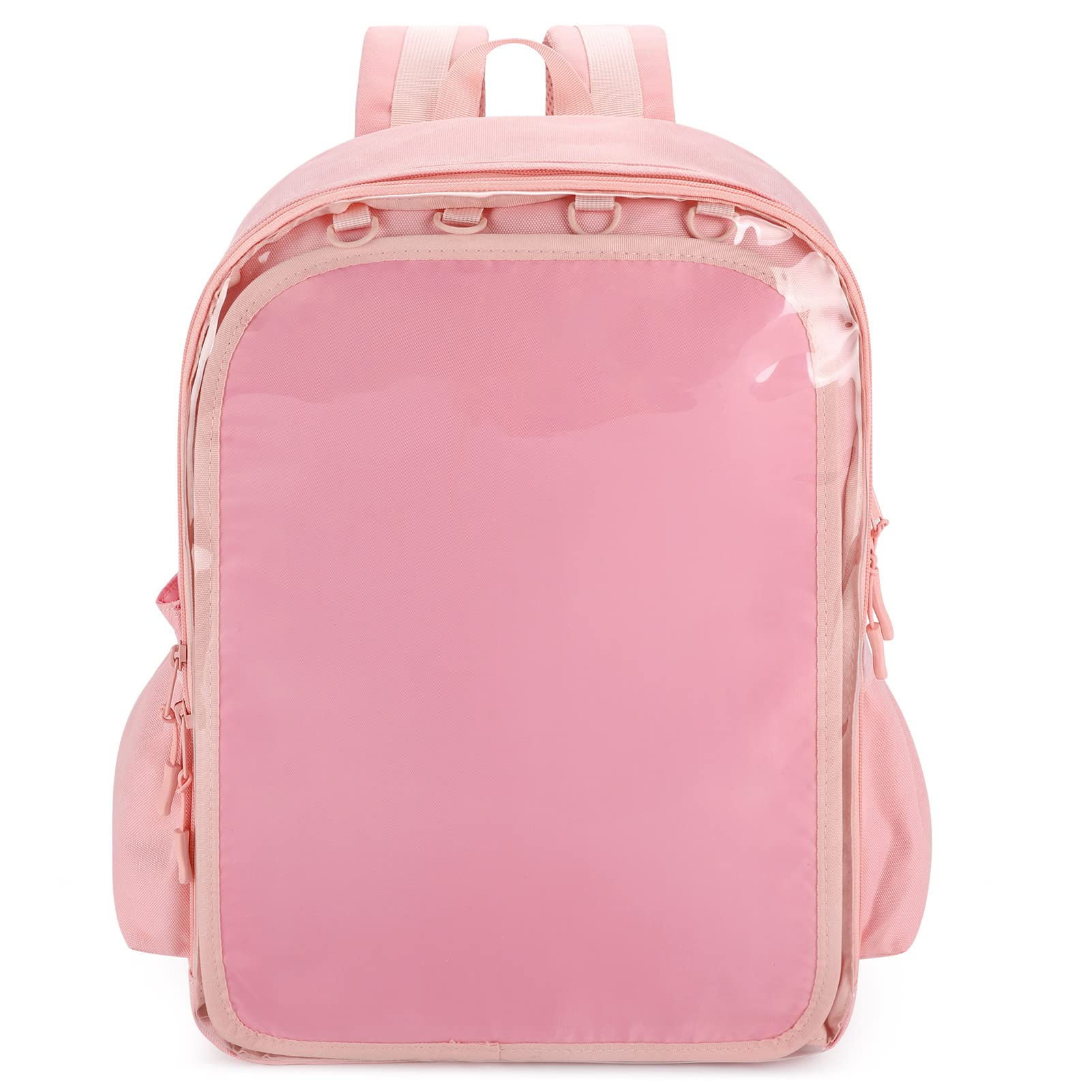 STEAMEDBUN Ita Bag Backpack with insert Pin Display Backpack for School Cosplay, Pink