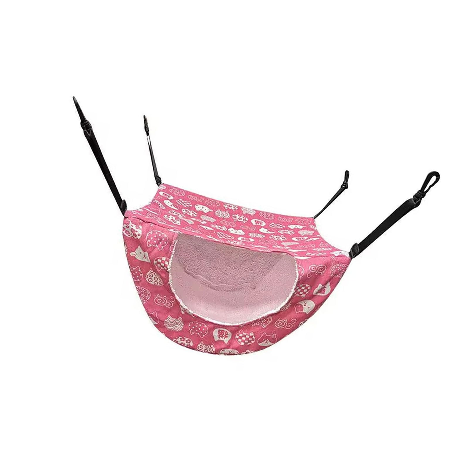 Cage encombrée ? Découvrez le hamac pour chat réglable et suspendu en tissu lavable