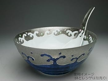 有田焼 Amazon｜有田焼 錦右エ門陶苑 「 究極の ラーメン鉢 」 プラチナ