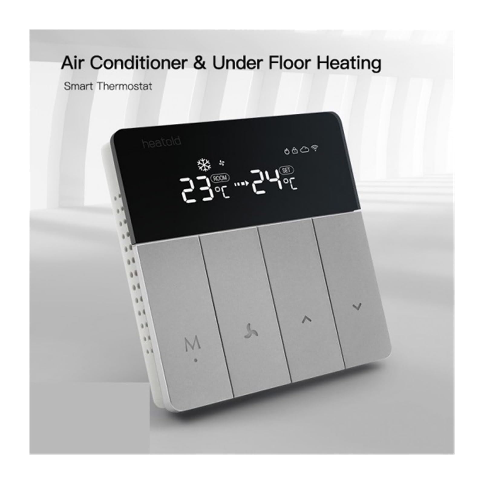 Termostat cyfrowy, Inteligentny termostat, regulator temperatury do wody w domu Elektryczny podłogowy kocioł gazowy Ogrzewanie Praca z APP(Smart Thermostat)