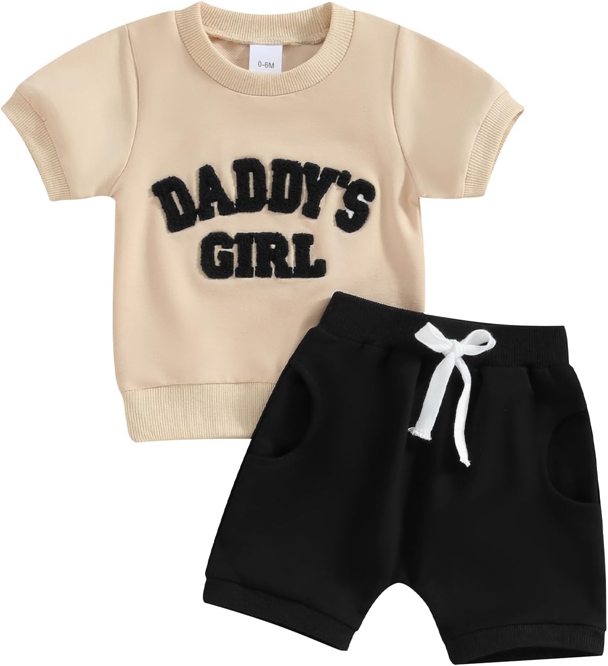 FIOMVABaby Girl Easter Outfit Toddler T Shirt Shorts 2pcs Set Infant Bunny Matching Suit Newborn Boy Summer Clothes
