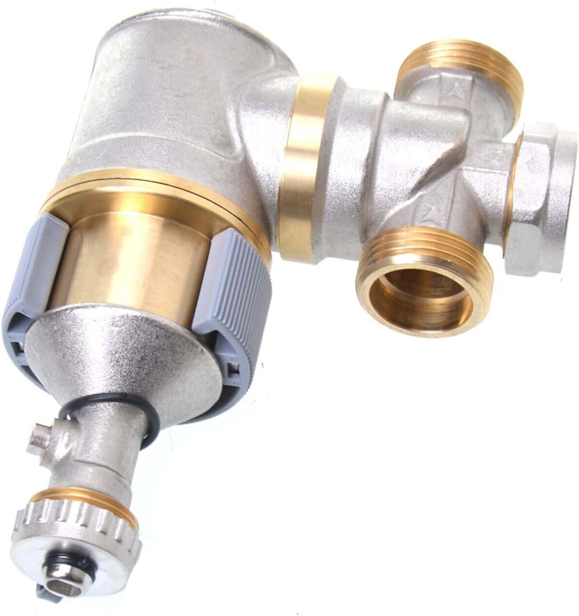 Magnetic Sludge Separator Brass Heating Filter for Efficient Cleaning Universal Mounting Magnetic Separator 10 Bar District Heating Systems Heating Magnetic Filter 1 Inch