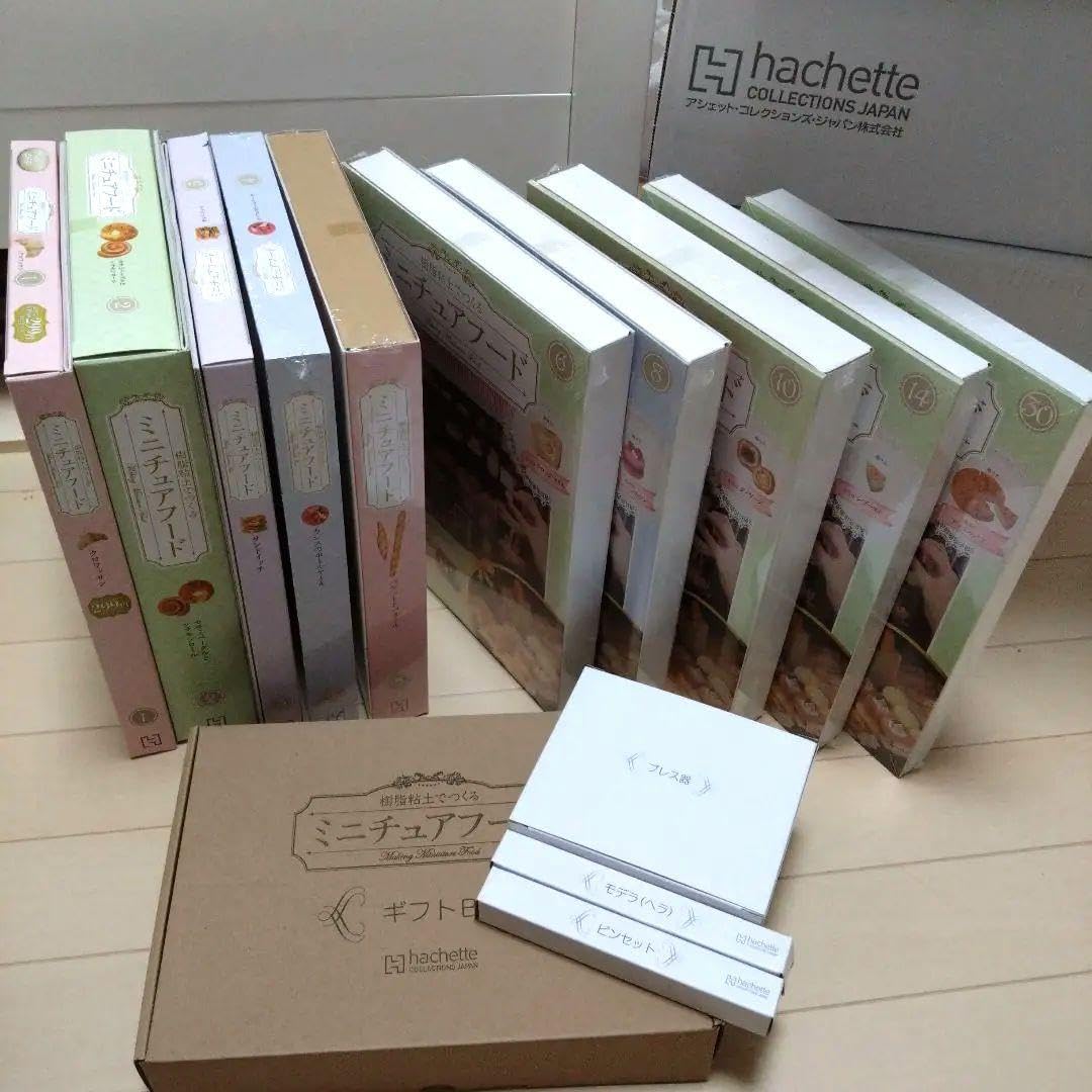 Miniature Food Made from Resin Clay Hachette 1-17 Rolls, 30-33 Rolls