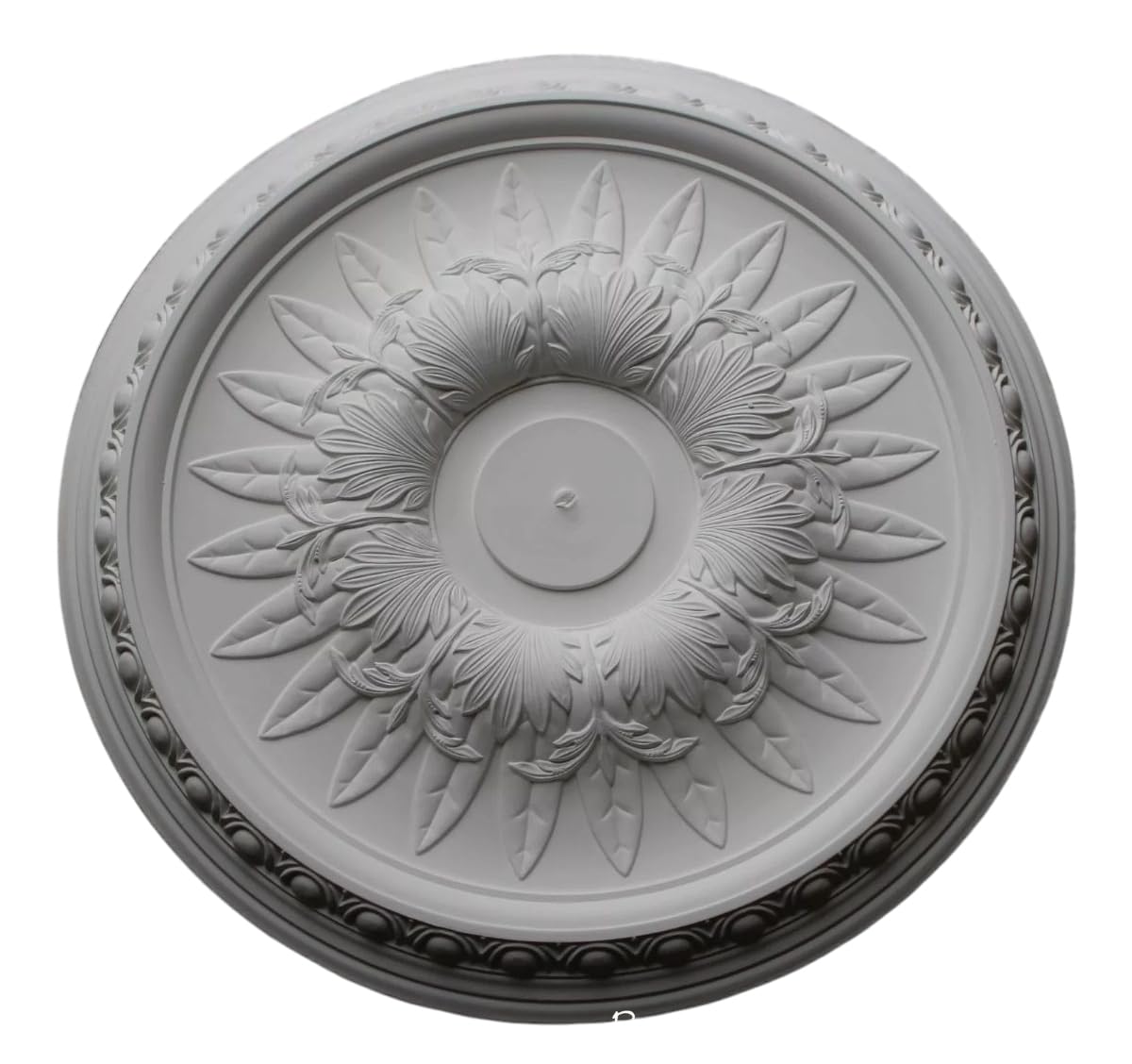 Plaster Ceiling Rose 21inch 535mm Egg & Dart Design inc adhesive & fixings