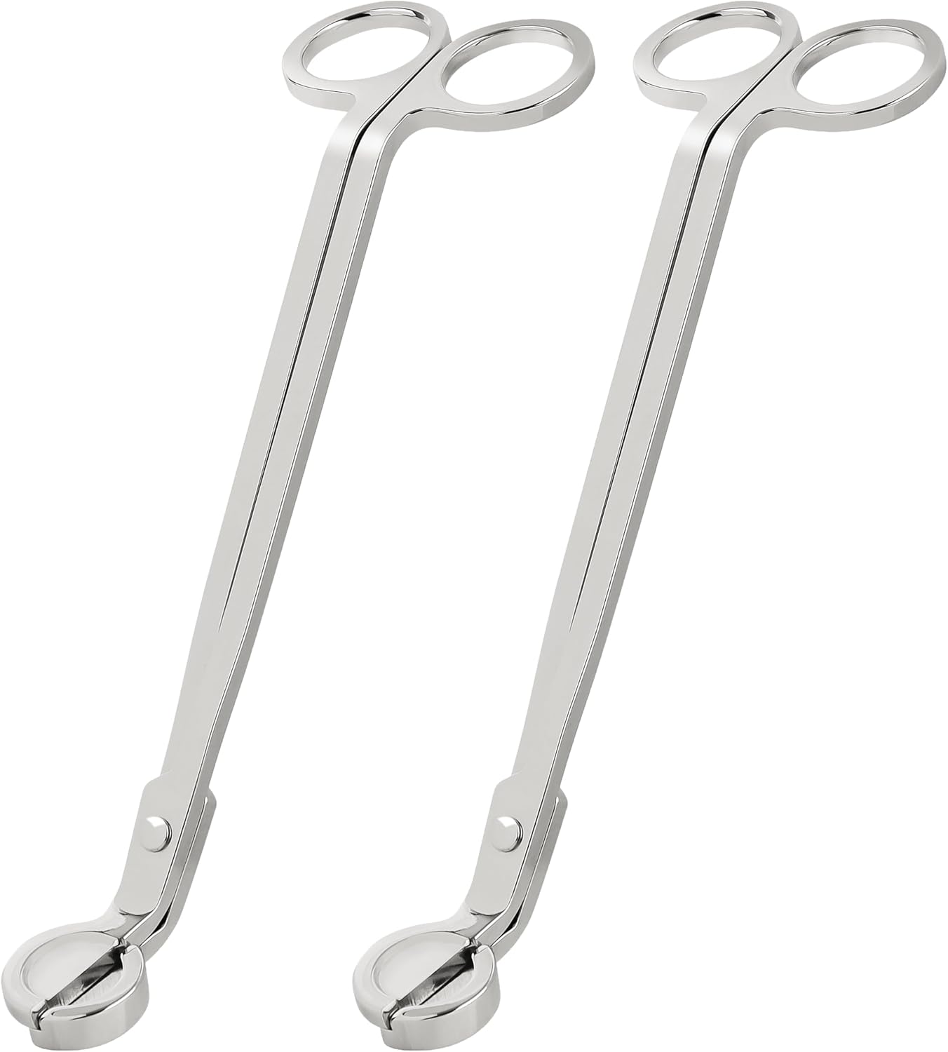 Airy Abode Candle Wick Trimmer 10 Pack, 7 Inch Stainless Steel Wick Cutters for Candles, Bulk Candle Trimmers for Cleaner Burn and Less Soot, Black