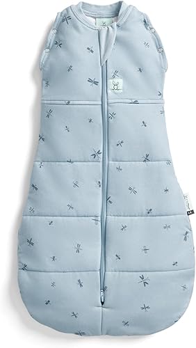 ergoPouch Saco de dormir para bebé de 1.0 tog de 0 a 3 meses, saco de dormir para noches cálidas y acogedoras, saco de envolver al bebé que mantiene