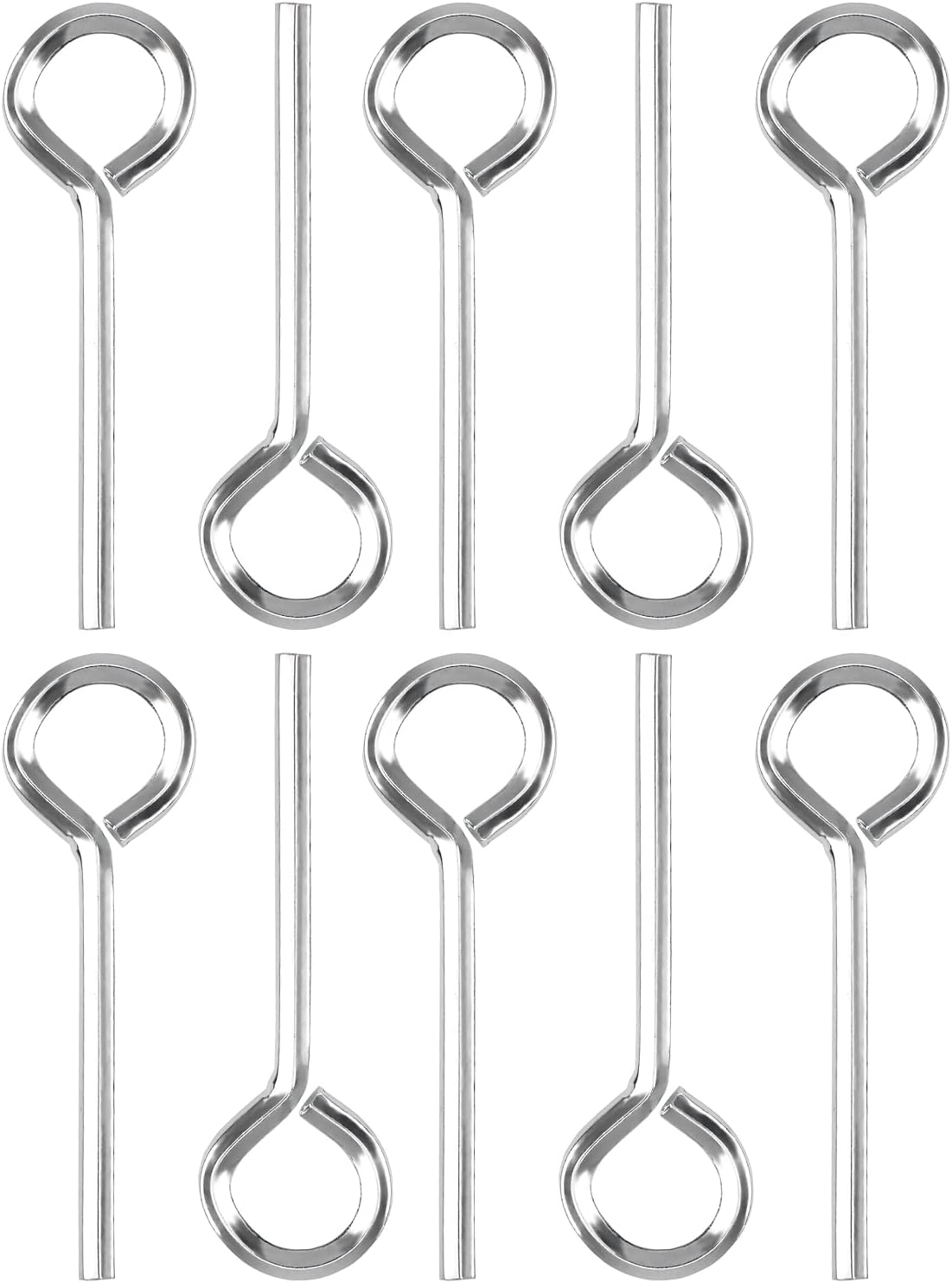 INCREWAY Standard Hex Dogging Key, 10Pcs 5/32 Standard Metal Hex