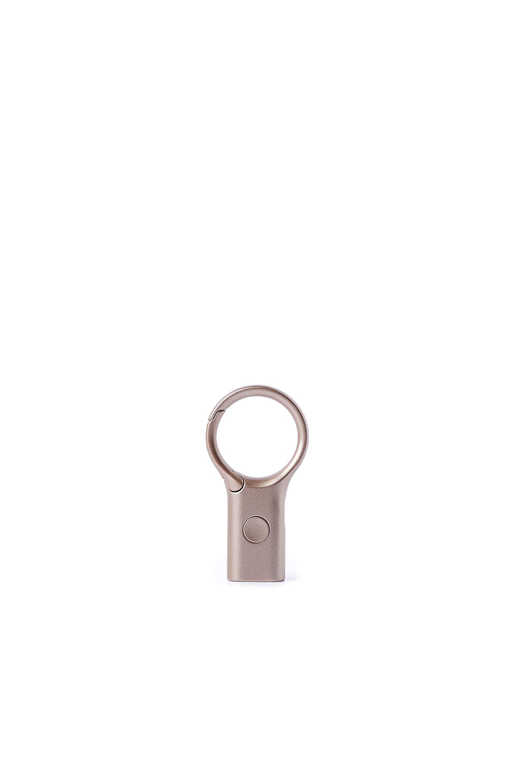 Lexon - NOMADAY LIGHT Mini linterna LED llavero con gancho (Oro)