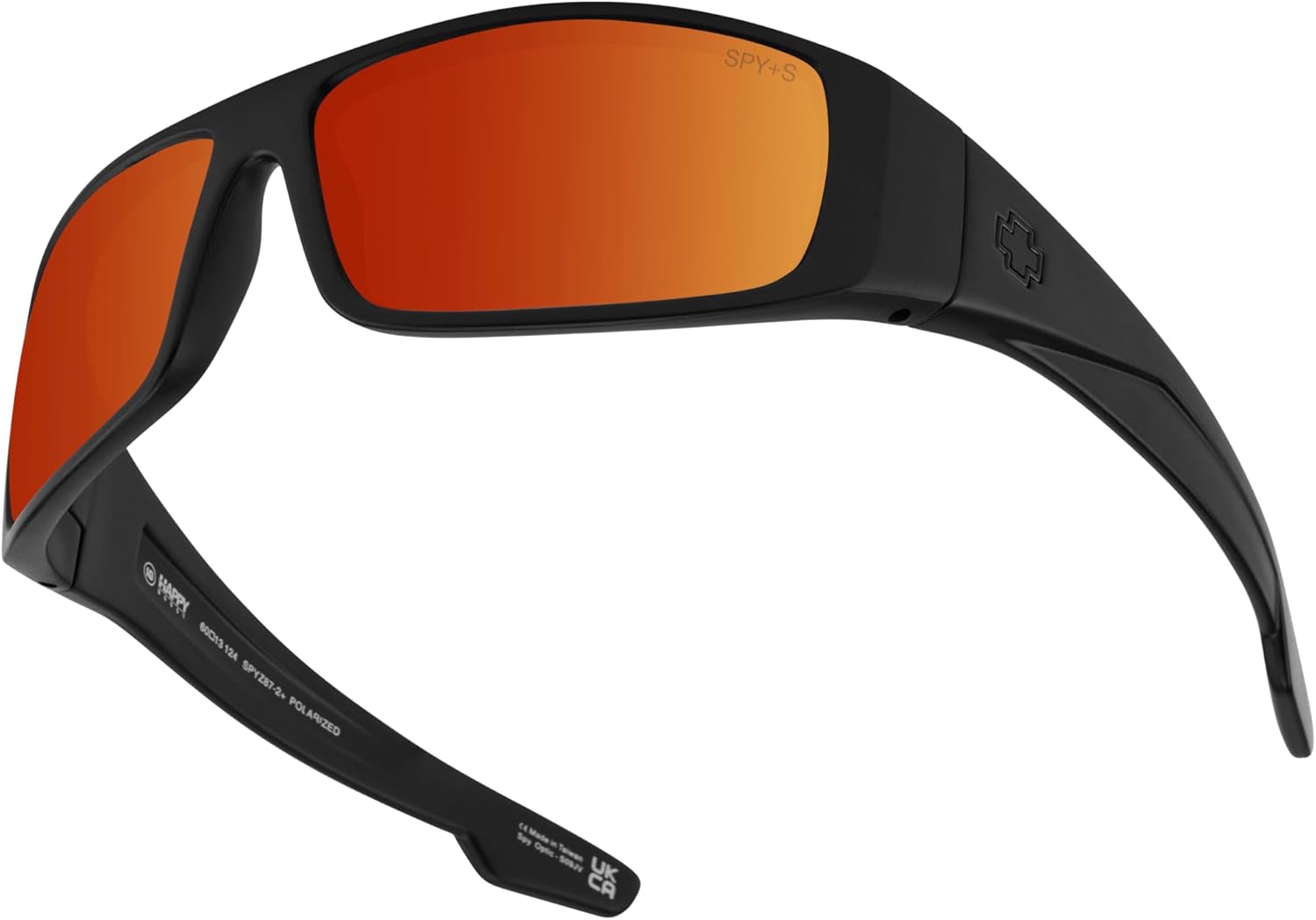 Logan ANSI RX Matte Black - Happy Boost Polar Orange Mirror - Image 6