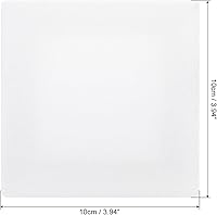 Vista 2 de PATIKIL Paneles de lienzos de pintura para pintura, paquete de 3 paneles cuadrados de madera de 4 x 4 pulgadas, paneles de arte en blanco estirados