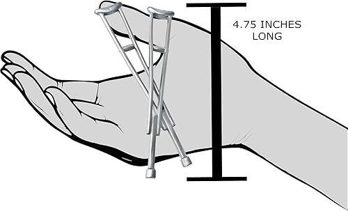 Miniatura 2 de Juego de accesorios de fundición y muletas para figuras de acción de lucha libre