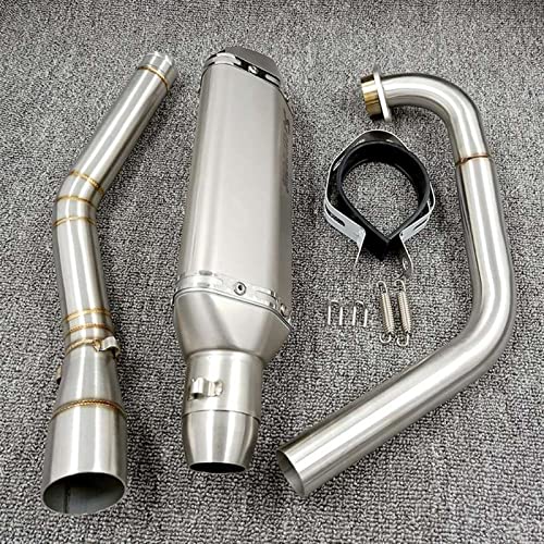 Conjunto Completo Escape Yamaha MT-15 Tubo Enlace Medio Silenciador Modificar