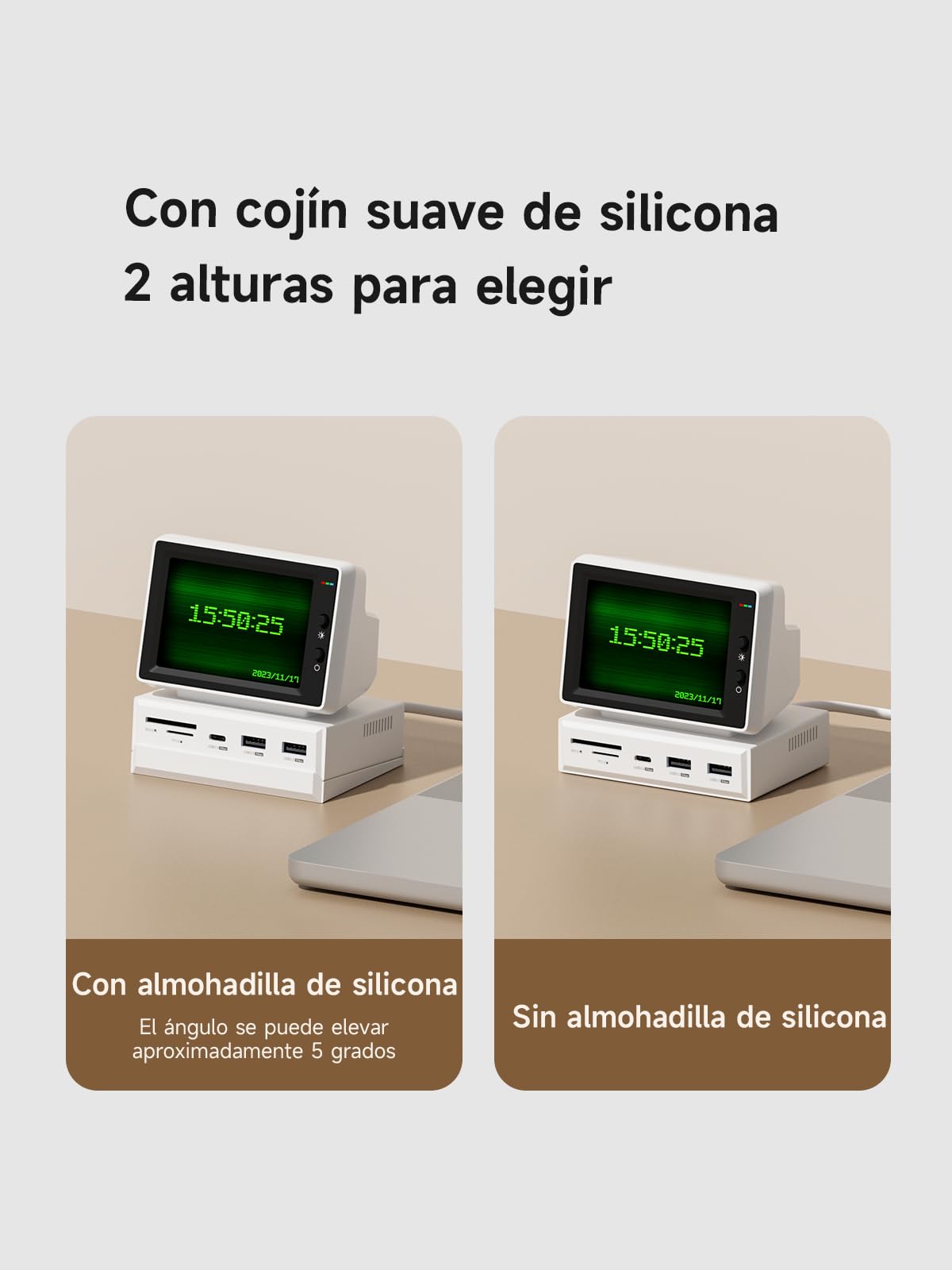 Hagibis Mini Pantalla PC Monitor Secundario USB C Hub AIDA64 IPS | Pantalla IPS clara para monitorizar tu PC. Incluye hub USB integrado para conectar dispositivos en tu escritorio.