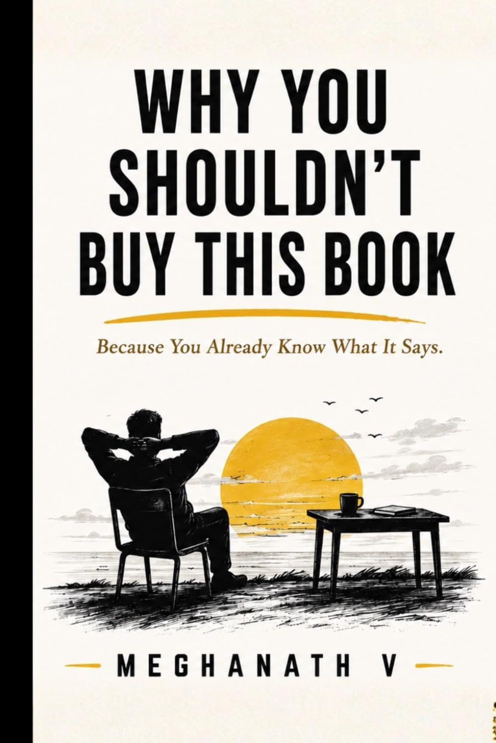 WHY YOU SHOULDN'T BUY THIS BOOK: Because You Already Know What It Says.
