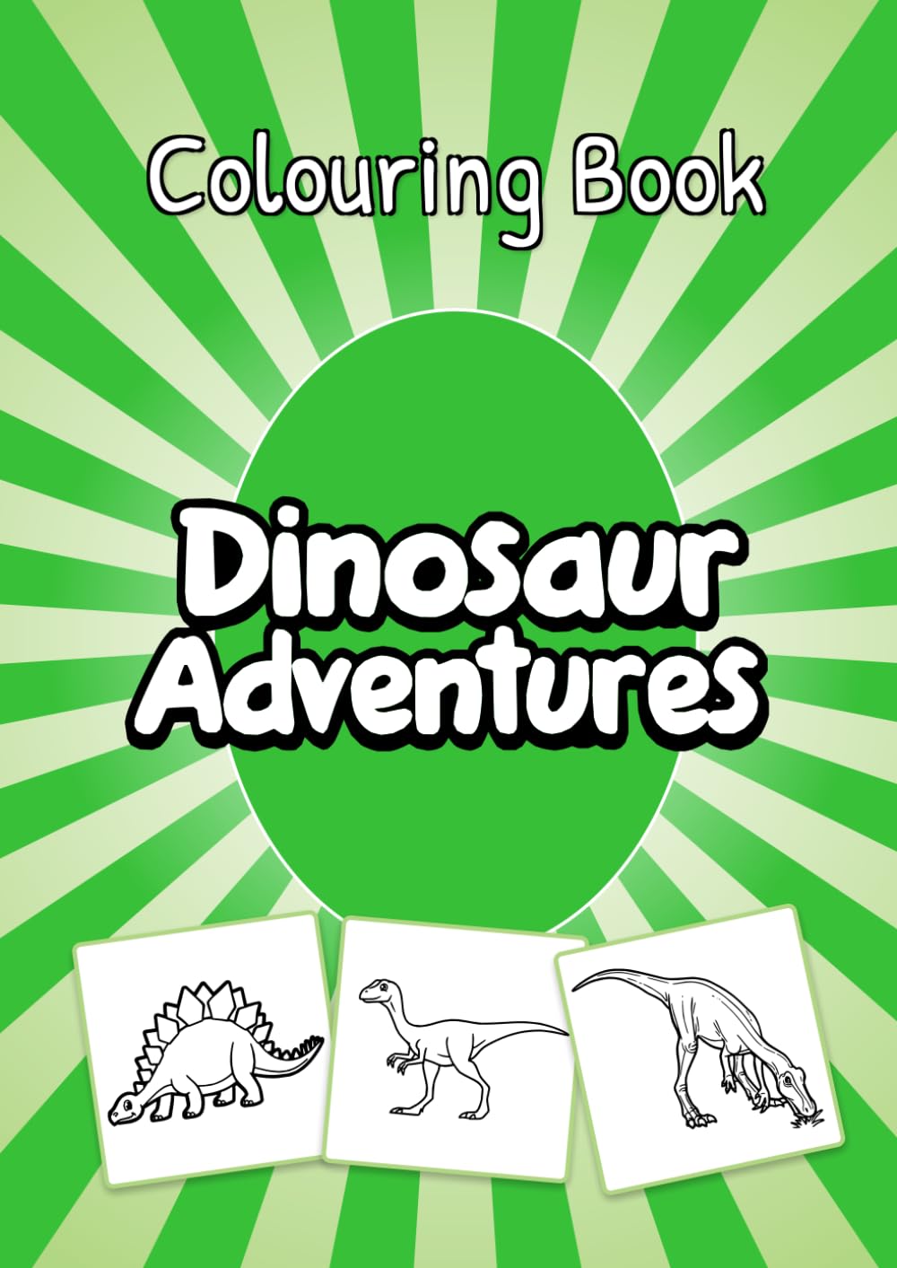 Dinosaur Adventures - Childrens Colouring Book