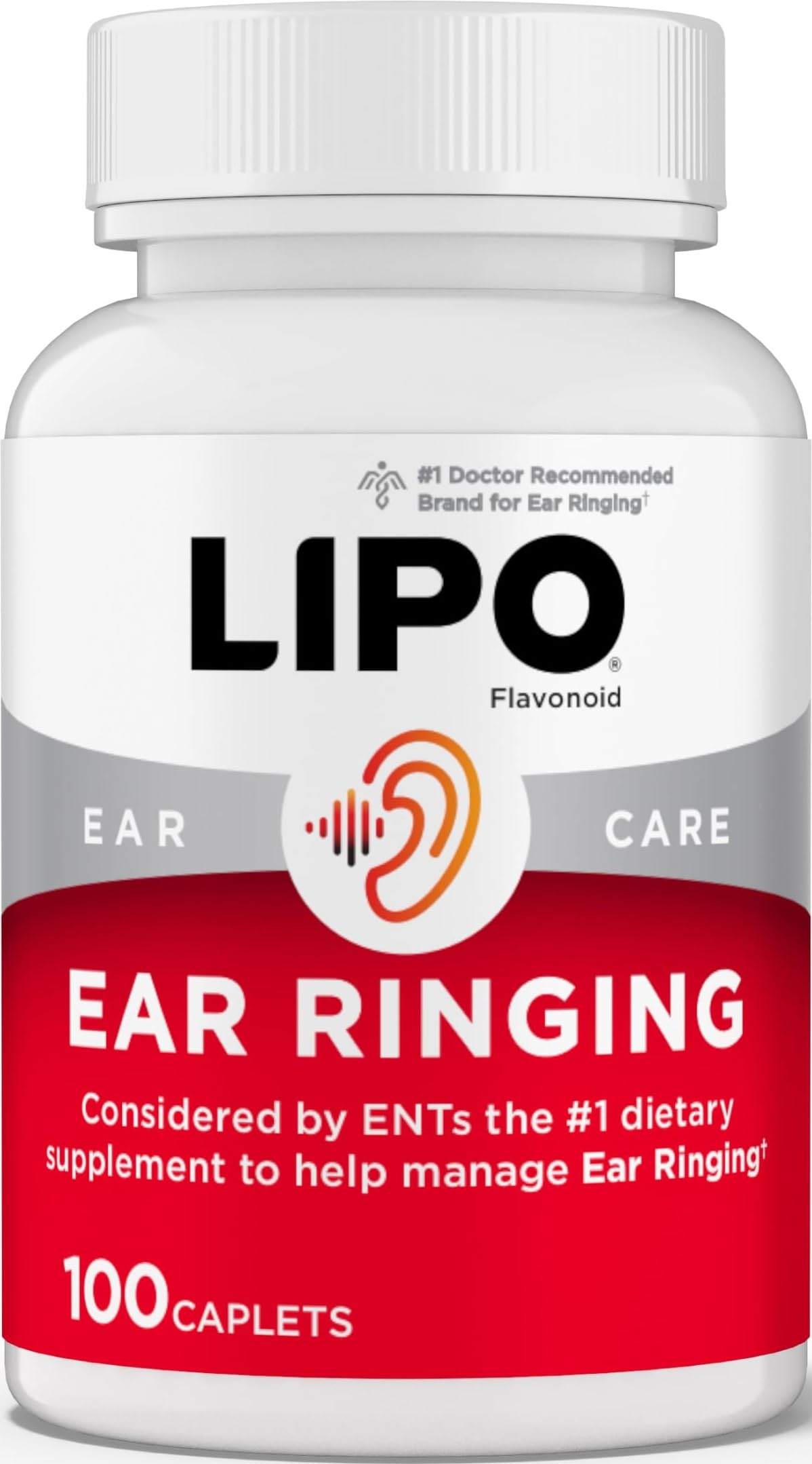LIPO Ear Ringing Support, Lemon Bioflavonoid Complex, 150 Caplets — Amazon image 9