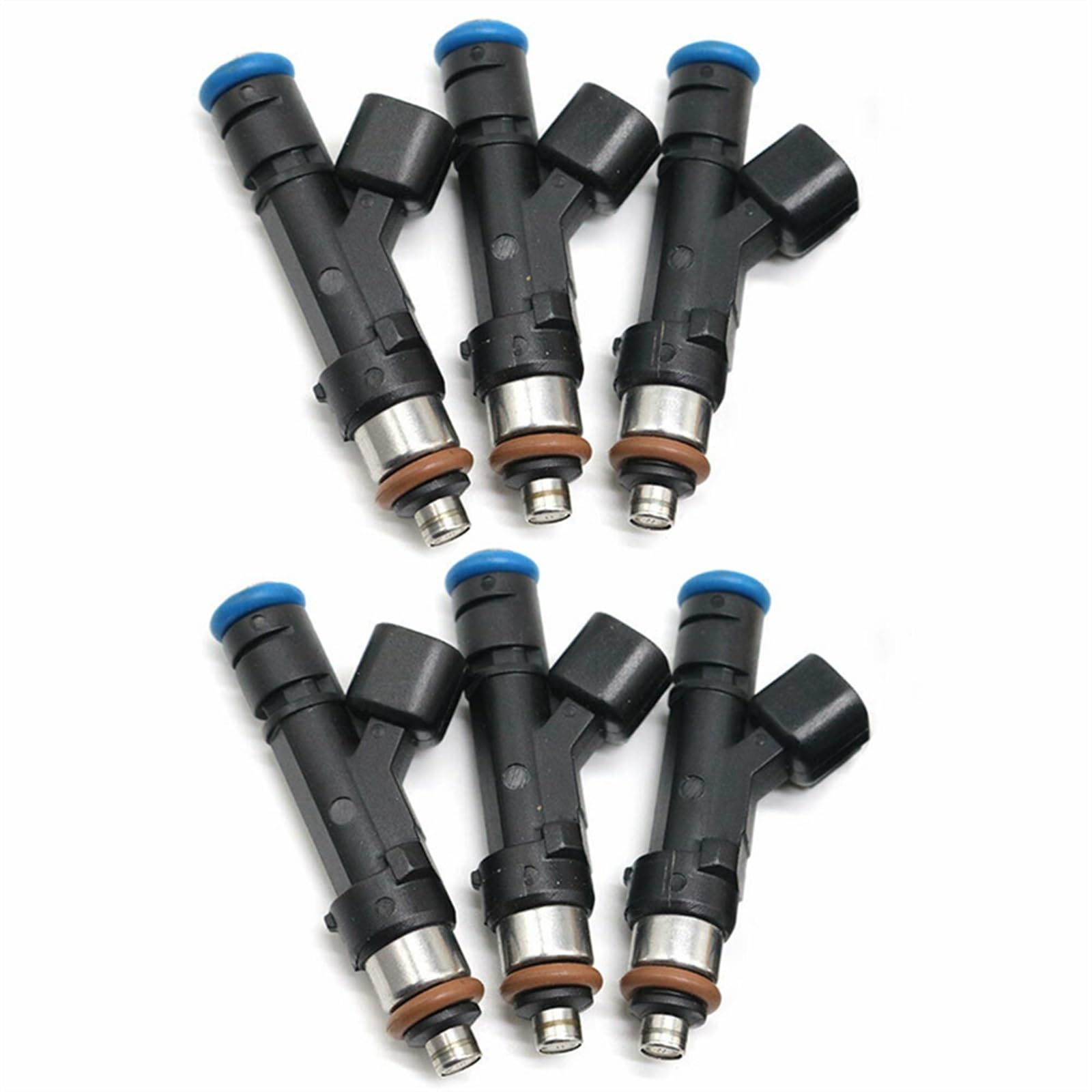 Valvola Controllo della Pompa del Carburante 6 Pezzi Iniettori di Carburante Ricambi Auto Iniettore di Carburante 0280158119 per Jeep per Wrangler 3.8L